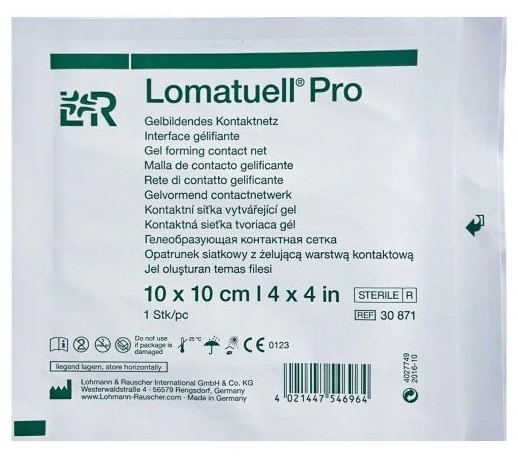 Lomatuell Pro 10* 10 cm 1St. Gel-Mesh-Verband